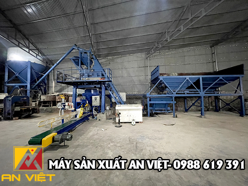 hệ thống đóng bao keo vữa